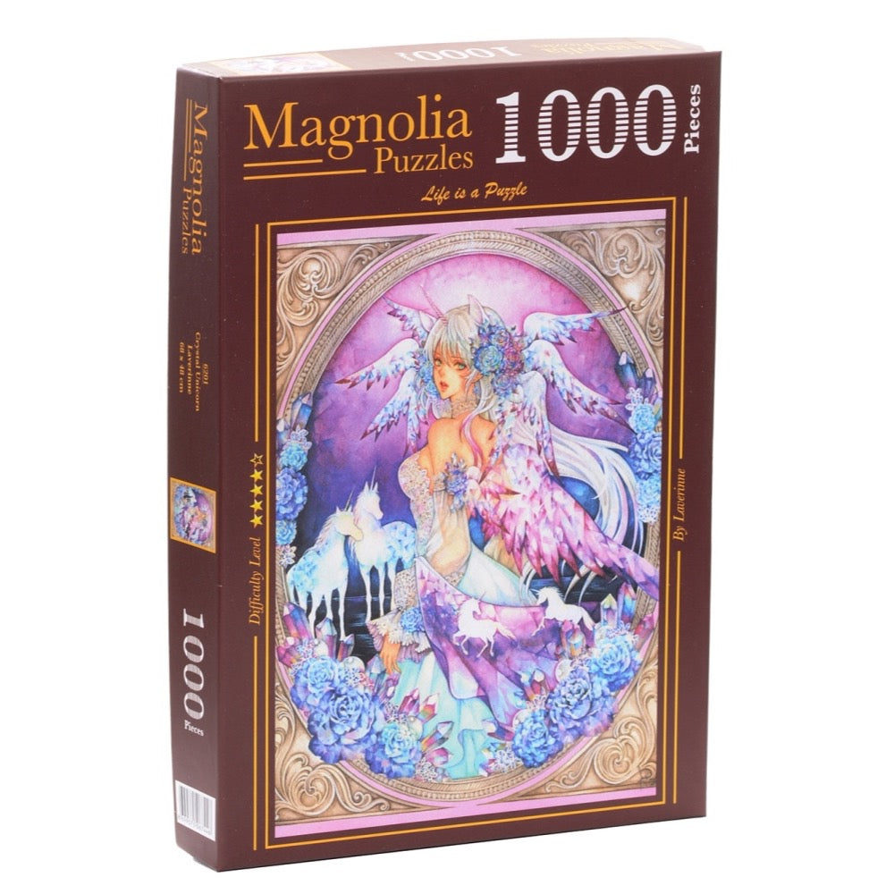 Magnolia Crystal Unicorn Laverinne Special Edition 1000pc Jigsaw Puzzle
