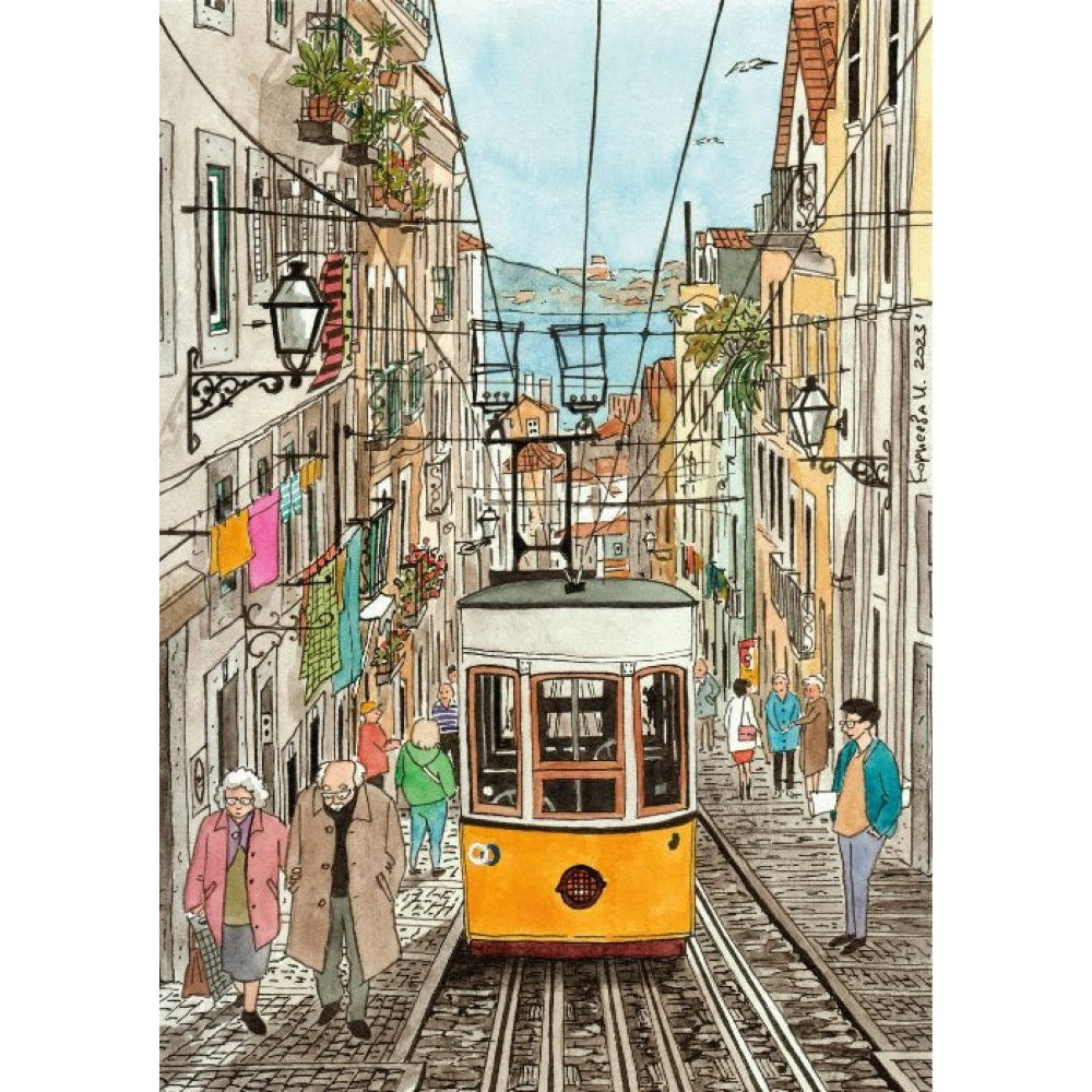 Magnolia Lisbon Inna Korneeva 1000pc Jigsaw Puzzle