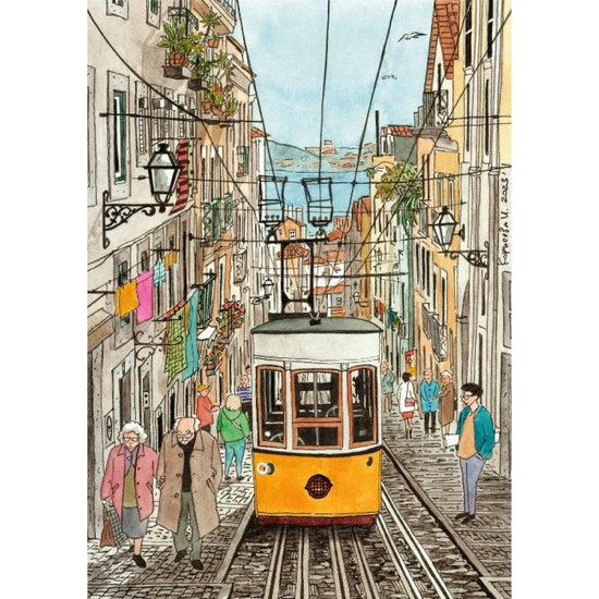 Magnolia Lisbon Inna Korneeva 1000pc Jigsaw Puzzle