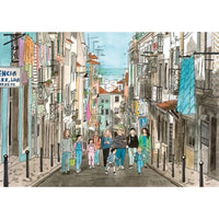 Magnolia Walk in Lisbon Inna Korneeva 1000pc Jigsaw Puzzle