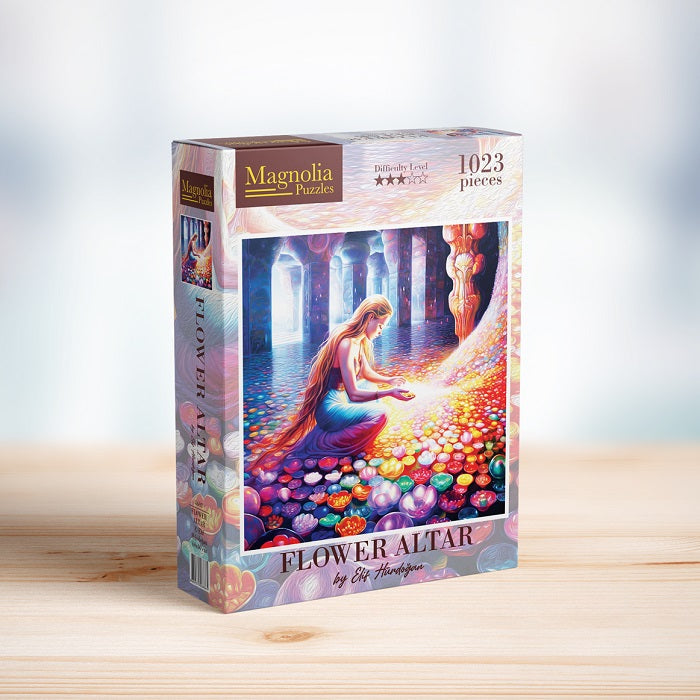 Magnolia Flower Altar Elif Hurdogan Special Edition 1023pc Jigsaw Puzzle