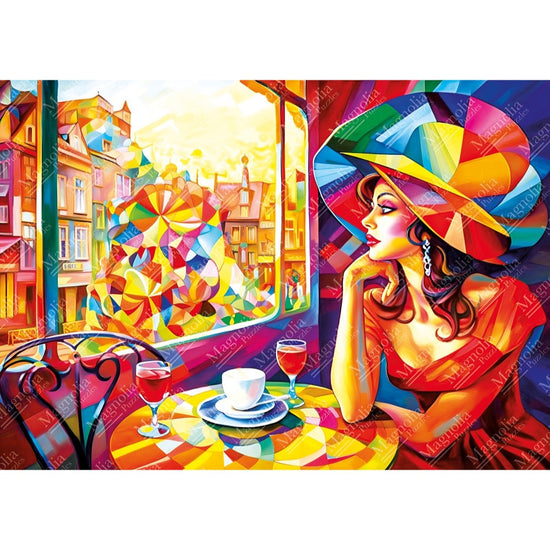 Magnolia Rainbow Date Elif Hurdogan Special Edition 1000pc Jigsaw Puzzle