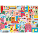 Magnolia Colorful Houses Shanya Bharti 1000pc Jigsaw Puzzle