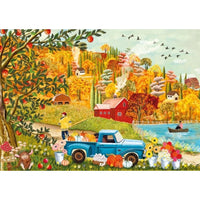 Magnolia Autumn Scene Shanya Bharti 1000pc Jigsaw Puzzle