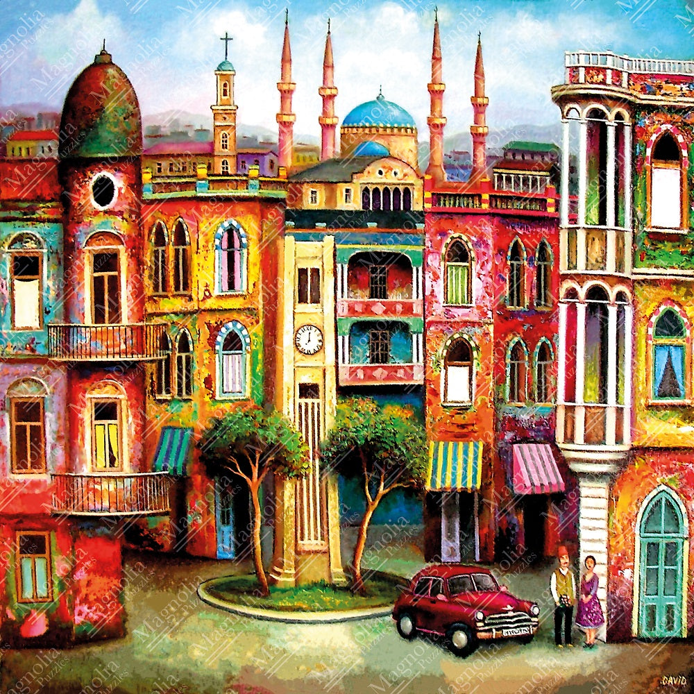 Magnolia Tbilisi Square David Martiashvili Special Edition 1000pc Jigsaw Puzzle