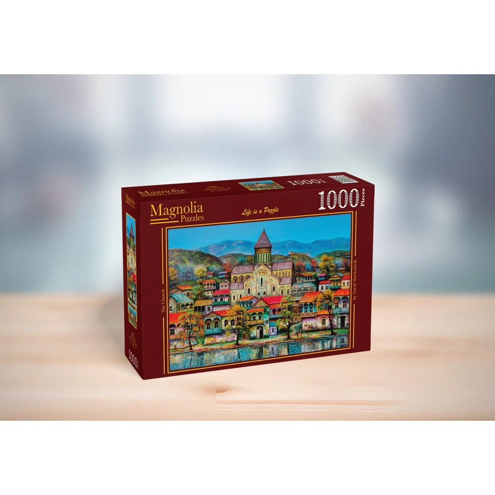 Magnolia The Church David Martiashvili 1000pc Jigsaw Puzzle