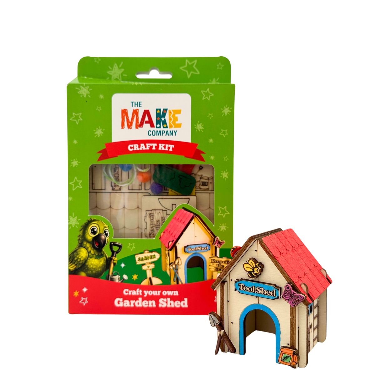 Craft Your Own Garden Shed - The Make Company Craft Kit