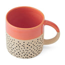 Mikasa 390 ml Wax Resist Mug – Orange Glaze