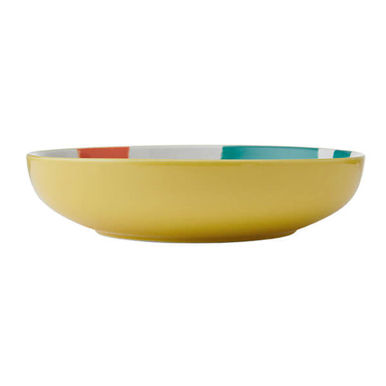 Mikasa 21 cm Coupe Bowl – Yellow Abstract