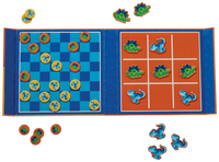 Tic Tac Toe & Checkers - Dino - Croc Creek Magnetic Games