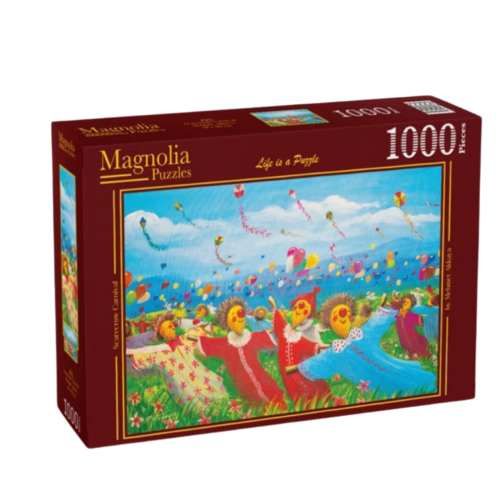 Magnolia Scarecrow Carnival Mehmet Akkaya 1000pc Jigsaw Puzzle