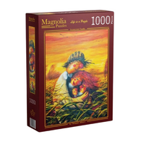 Magnolia Scarecrow Family Mehmet Akkaya 1000pc Jigsaw Puzzle