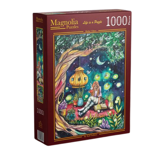 Magnolia Boho Vibes Kat Fedora 1000pc Jigsaw Puzzle
