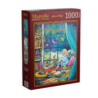Magnolia Nightfall Kat Fedora 1000pc Jigsaw Puzzle
