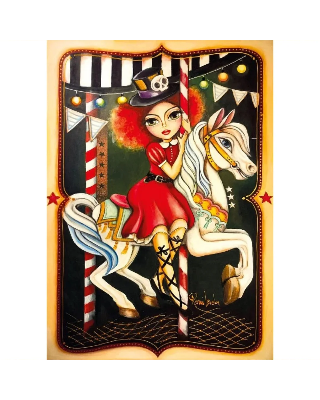 Magnolia Carousel Romi Lerda 1000pc Jigsaw Puzzle Adult Jigsaws