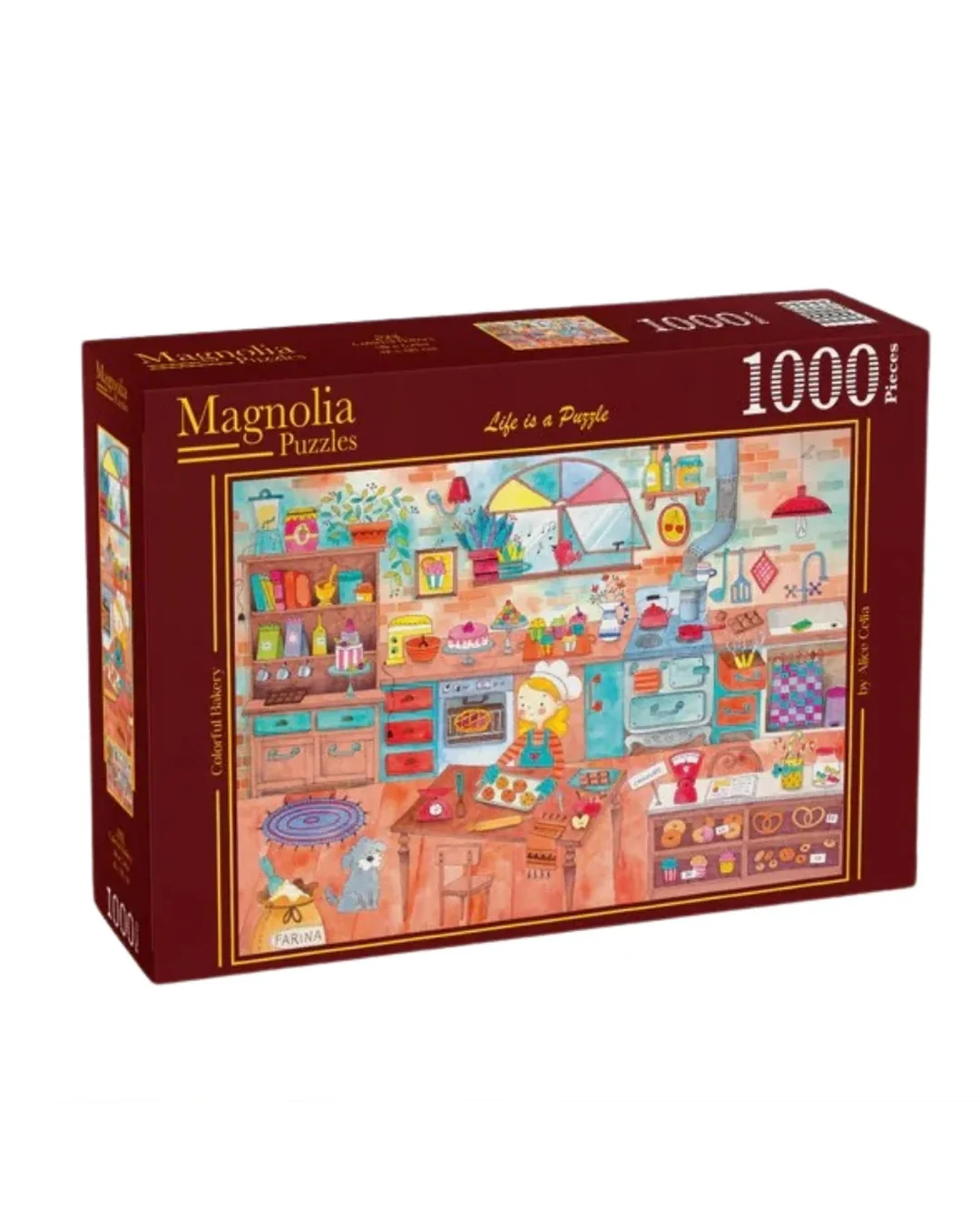 Magnolia Colorful Bakery 1000-Piece Jigsaw Puzzle