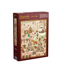 Magnolia Gingerbread Wonderland Magali Modoux 1000pc Jigsaw Puzzle Adult Jigsaws