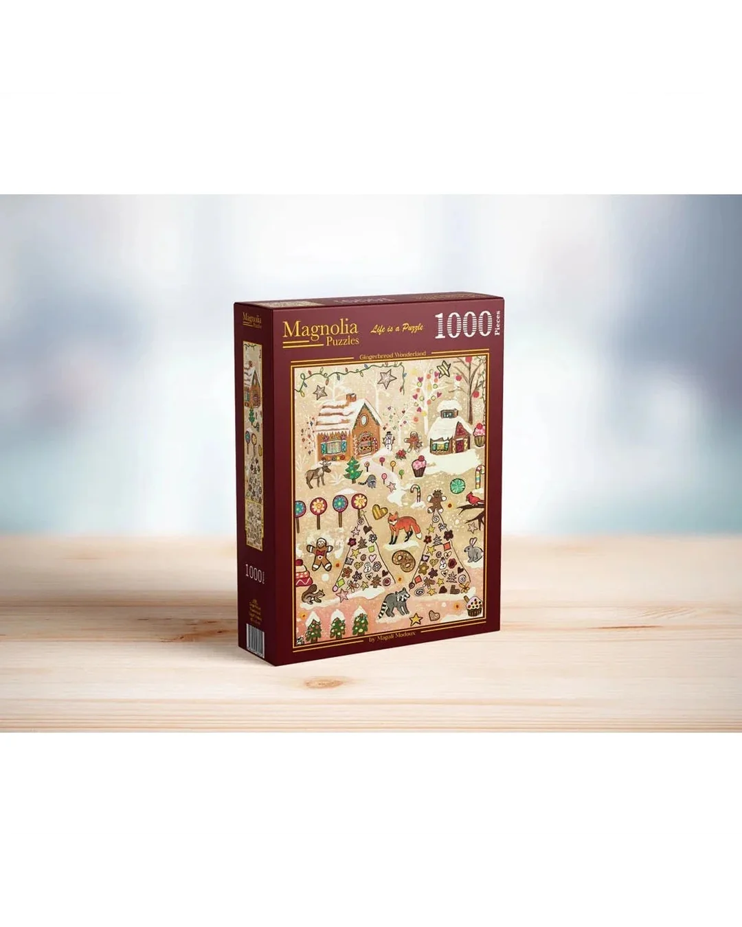 Magnolia Gingerbread Wonderland Magali Modoux 1000pc Jigsaw Puzzle Adult Jigsaws