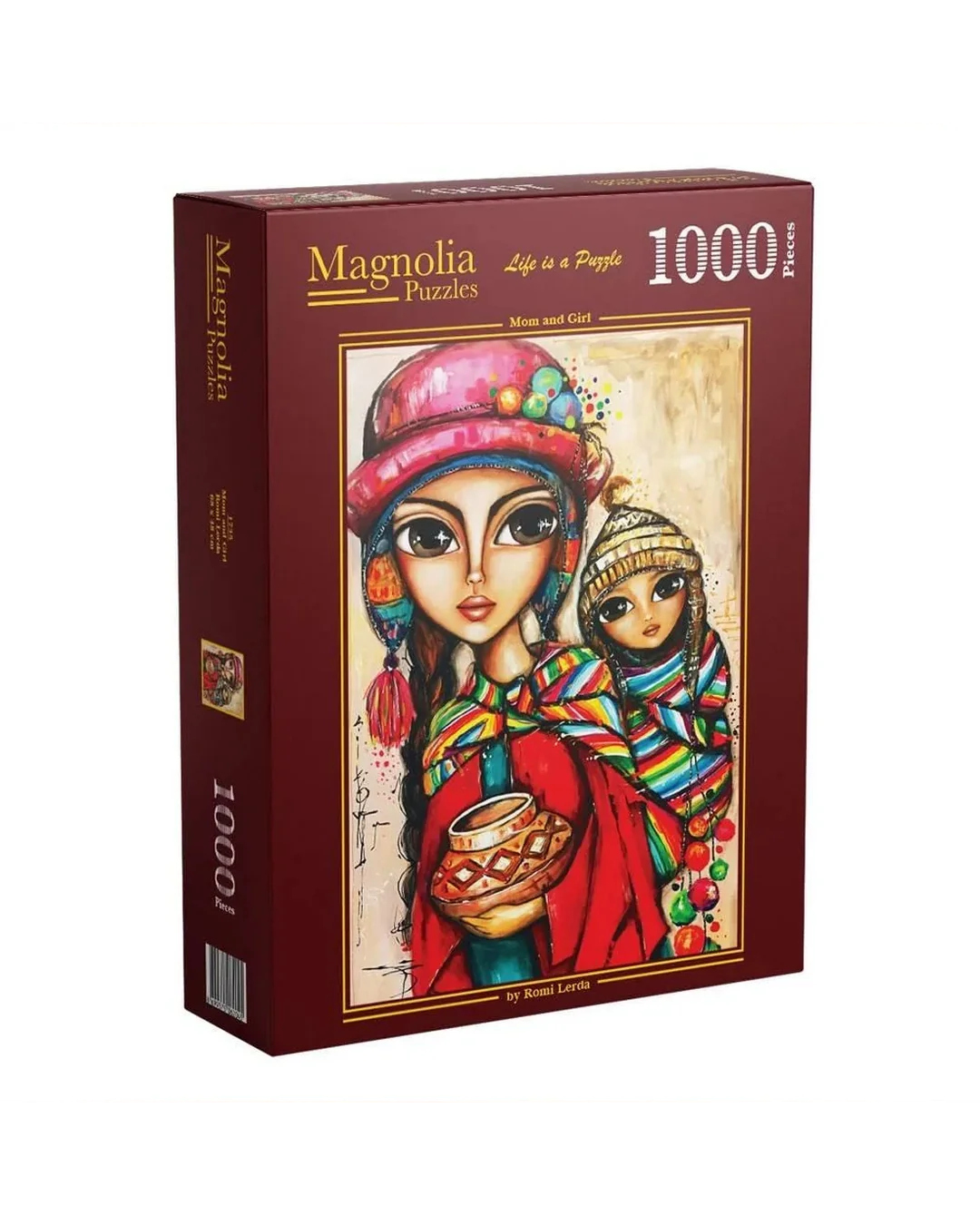 Magnolia Mom and Girl 1000-Piece Jigsaw Puzzle