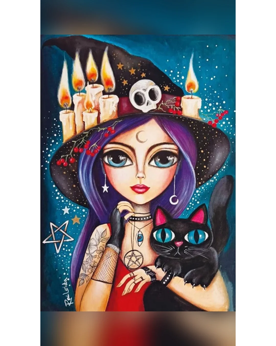 Magnolia Sweet Witch Romi Lerda 1000pc Jigsaw Puzzle