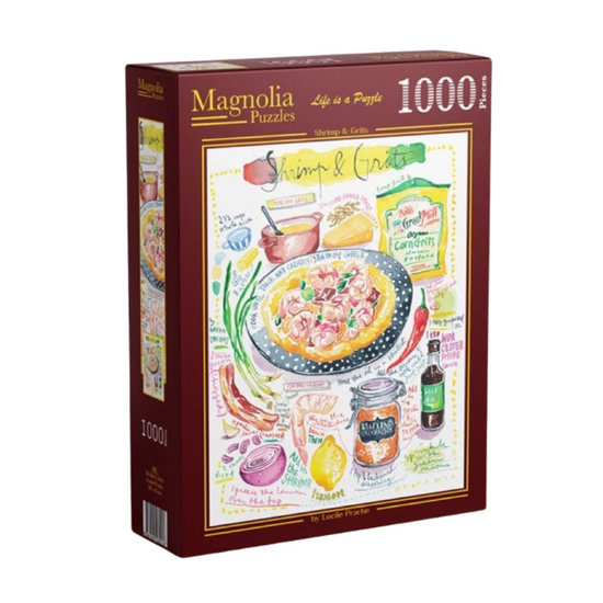 Magnolia Shrimp & Grits Lucile Prache 1000pc Jigsaw Puzzle