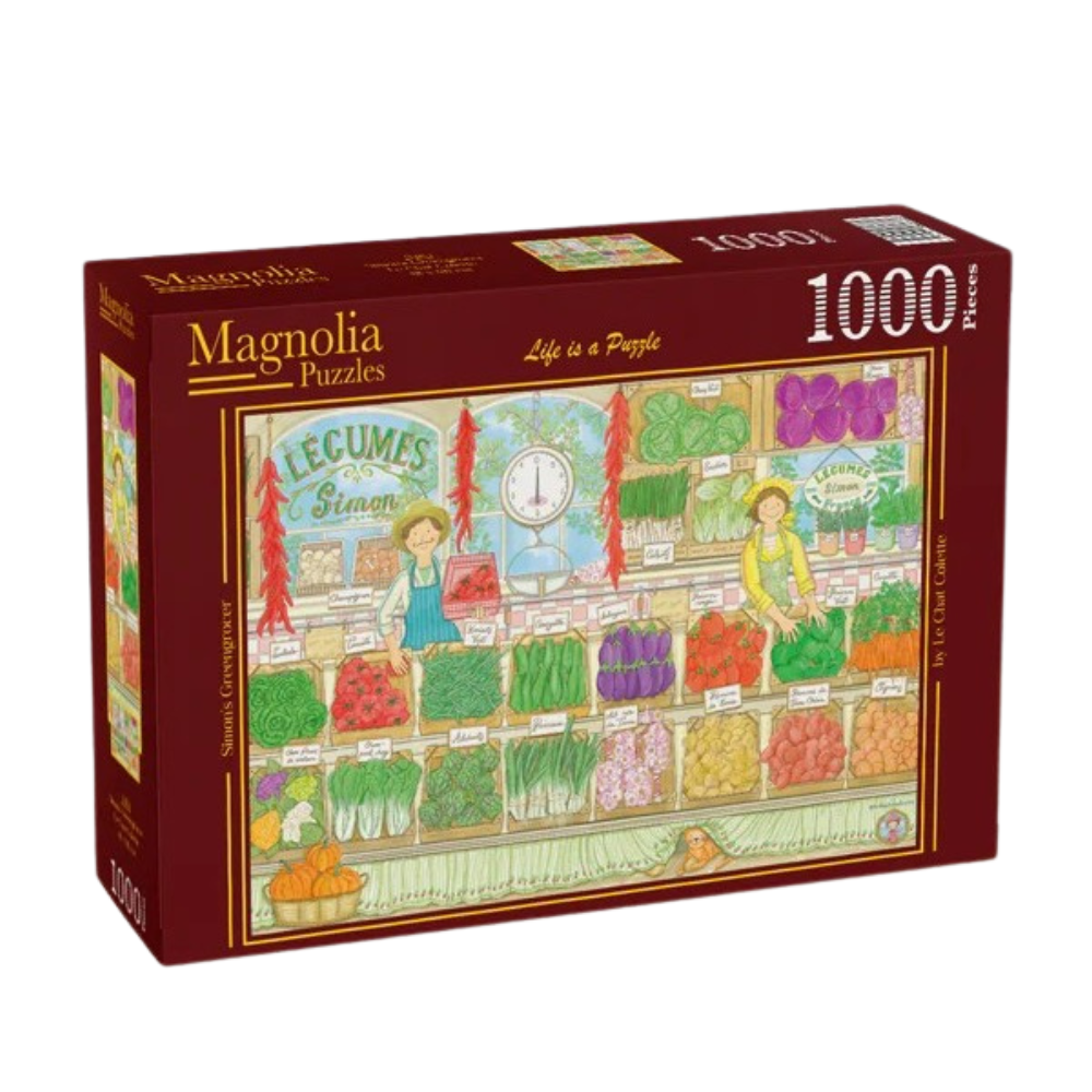 Magnolia Simon's Greengrocer The Cat Colette 1000pc Jigsaw Puzzle