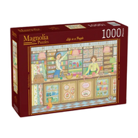 Magnolia Haberdashery The Cat Colette 1000pc Jigsaw Puzzle