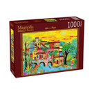 Magnolia Houses in the Forest Magali Modoux 1000pc Jigsaw Puzzle