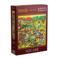 Magnolia Life in Asia Magali Modoux 1023pc Jigsaw Puzzle