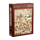 Magnolia Gingerbread Wonderland Magali Modoux 1000pc Jigsaw Puzzle