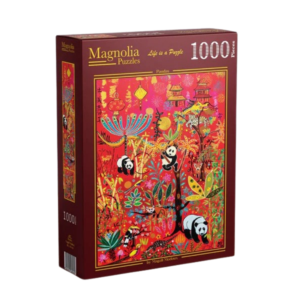Magnolia Pandas Magali Modoux 1000pc Jigsaw Puzzle