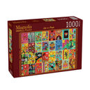 Magnolia Popart Mosaic Magali Modoux 1000pc Jigsaw Puzzle