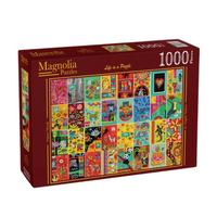 Magnolia Popart Mosaic Magali Modoux 1000pc Jigsaw Puzzle