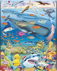 Larsen Marine Life in the Pacific Ocean 66-Piece Jigsaw Puzzle