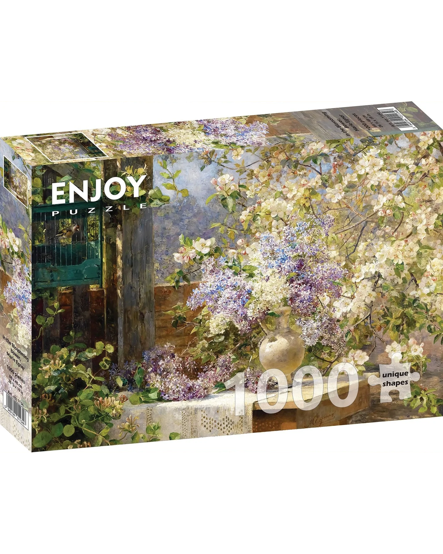 Enjoy Puzzle Marie Egner: in the Blossoming Bower 1000-Piece Jigsaw Puzzle
