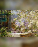 Enjoy Puzzle Marie Egner: in the Blossoming Bower 1000-Piece Jigsaw Puzzle-5