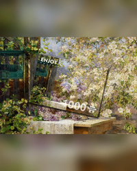 Enjoy Puzzle Marie Egner: in the Blossoming Bower 1000-Piece Jigsaw Puzzle-6