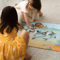 Kuwi Māui Dolphin Mischief 24-Piece Floor Puzzle