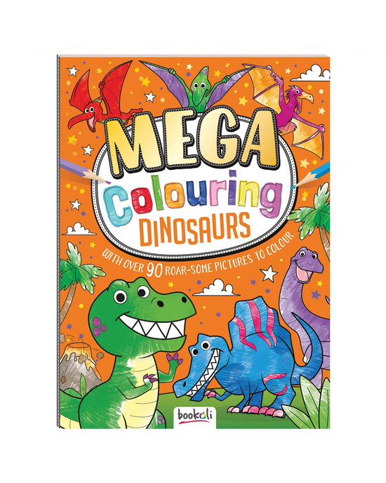 Mega Colouring Dinosaurs Colouring Book