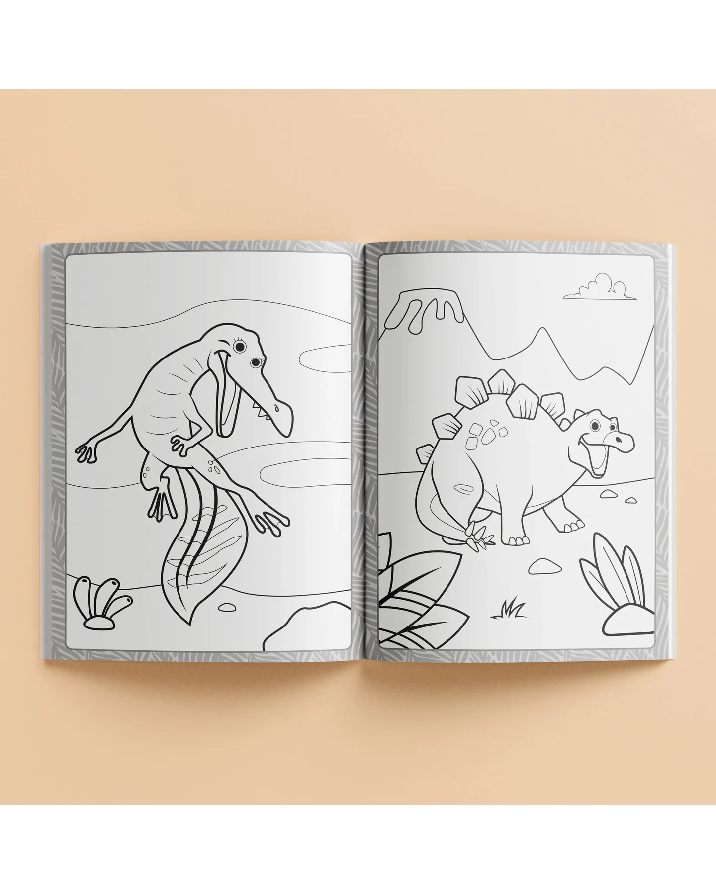 Hinkler Mega Colouring Dinosaurs Colouring Book-2