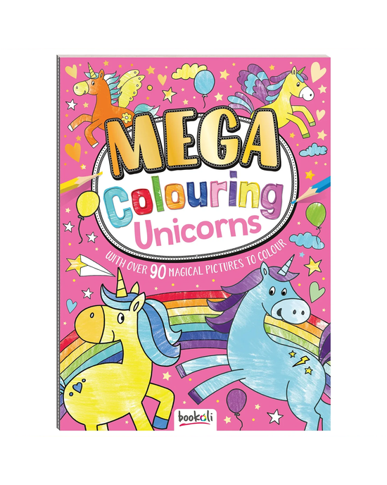 Mega Colouring Unicorns Colouring Book