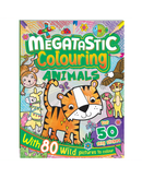 Hinkler Megatastic Animals Colouring Book-1