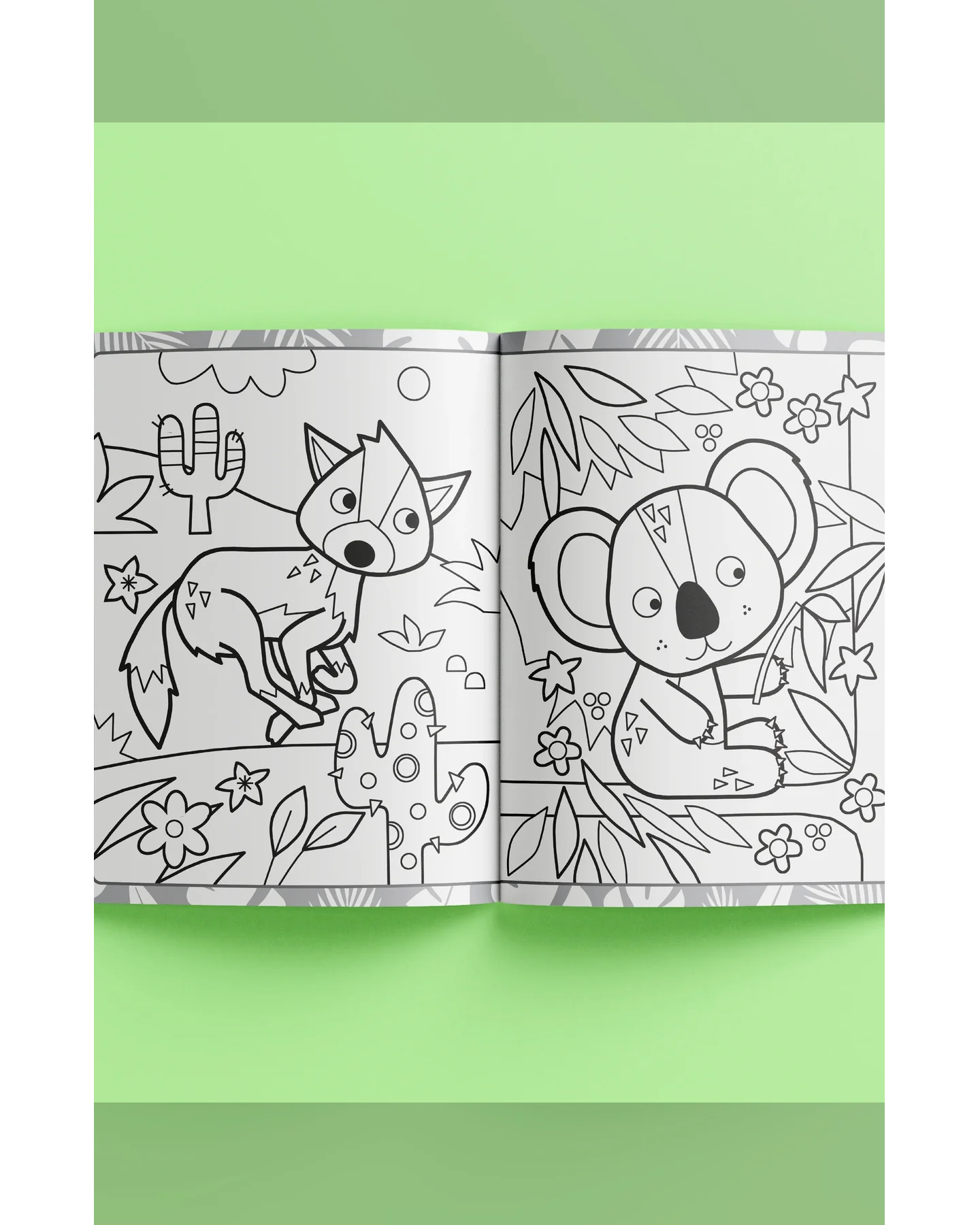 Hinkler Megatastic Animals Colouring Book-3