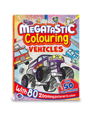 Hinkler Megatastic Vehicles Colouring Book