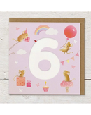Mice & Balloons - 6th Birthday Card Birthday Cards