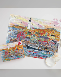 Galison Michael Storrings Autumn by the Sea 1000-Piece Jigsaw Puzzle-6