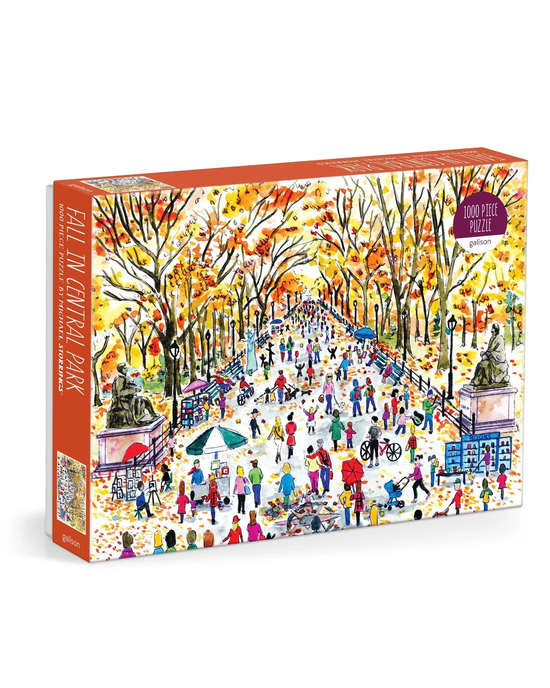 Galison Michael Storrings Fall in Central Park 1000-Piece Jigsaw Puzzle