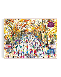 Galison Michael Storrings Fall in Central Park 1000-Piece Jigsaw Puzzle-2