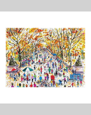 Galison Michael Storrings Fall in Central Park 1000-Piece Jigsaw Puzzle-3