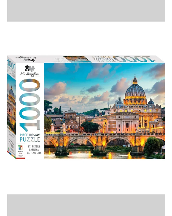 Mindbogglers 1000 Piece Puzzle - St Peter's Basilica, Vatican City